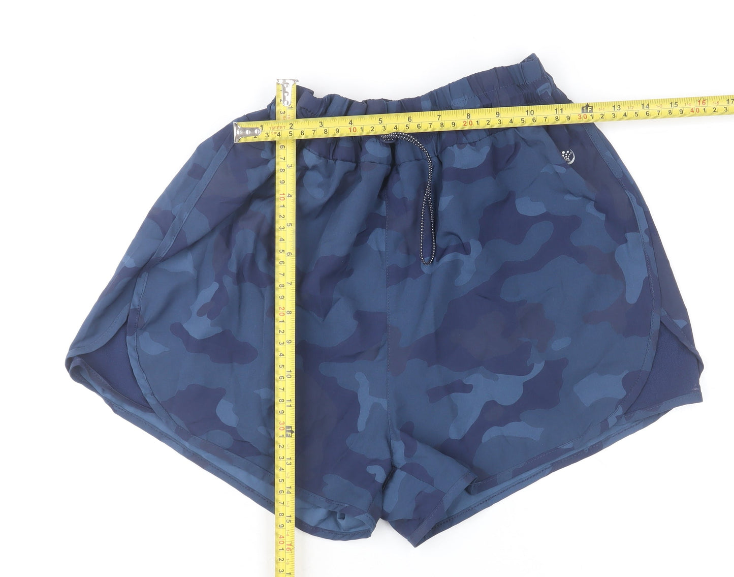 Dunnes Stores Men's Blue Camouflage Athletic Sports Shorts Size M