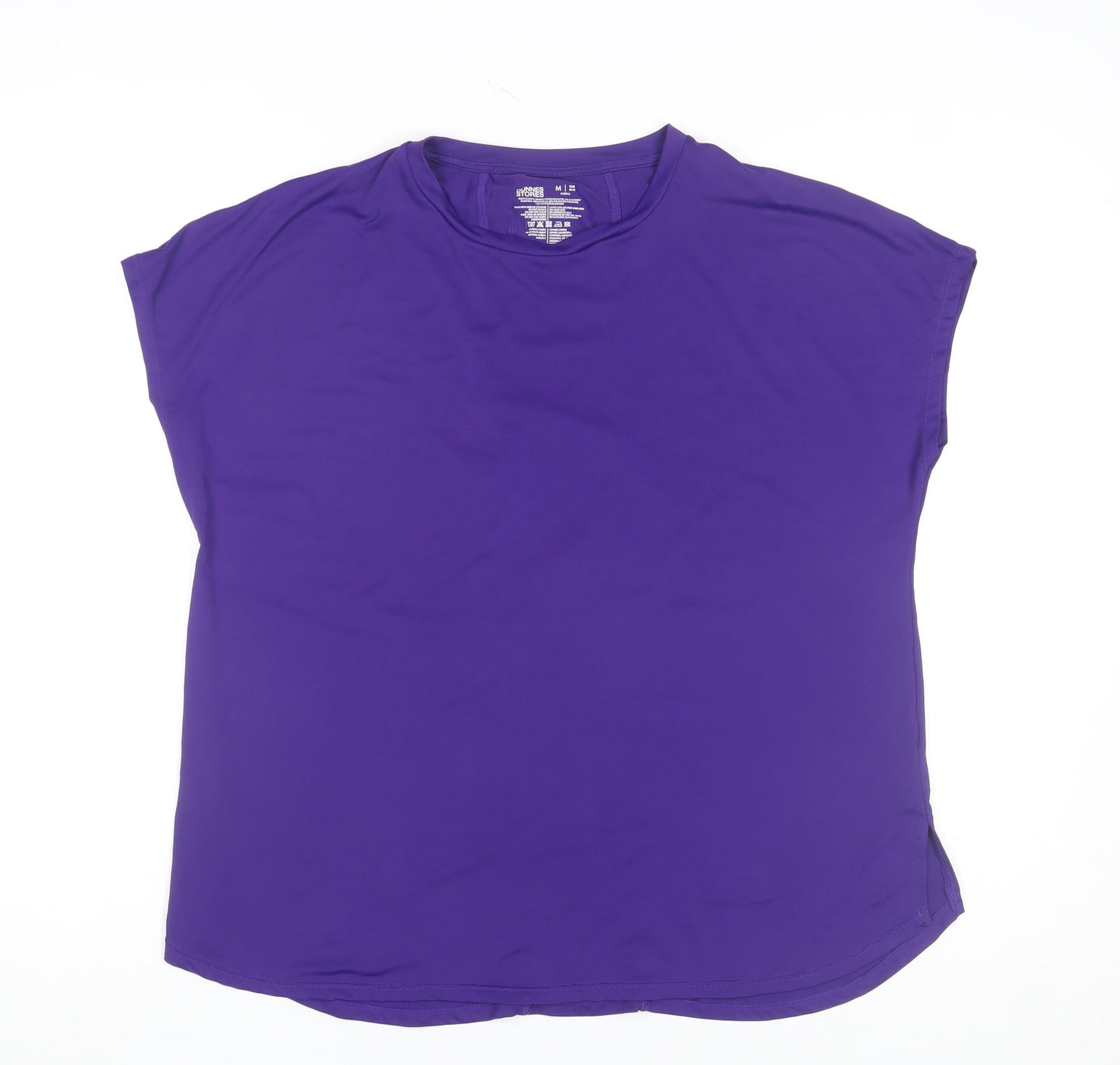 Womens UK Size M Dunnes Stores Purple Gym & Training Running & Jogging Yoga T-Sh