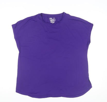 Womens UK Size M Dunnes Stores Purple Gym & Training Running & Jogging Yoga T-Sh