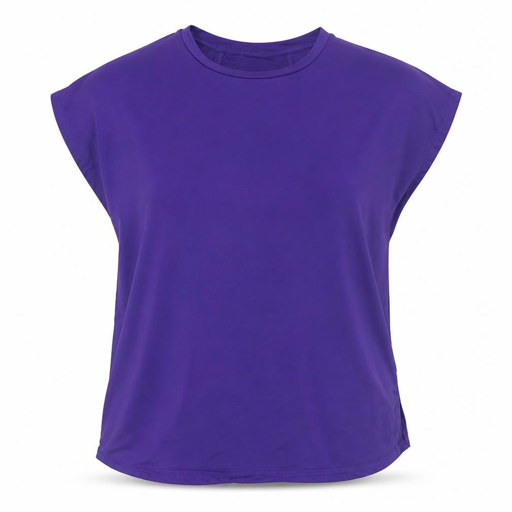 Womens UK Size M Dunnes Stores Purple Gym & Training Running & Jogging Yoga T-Sh
