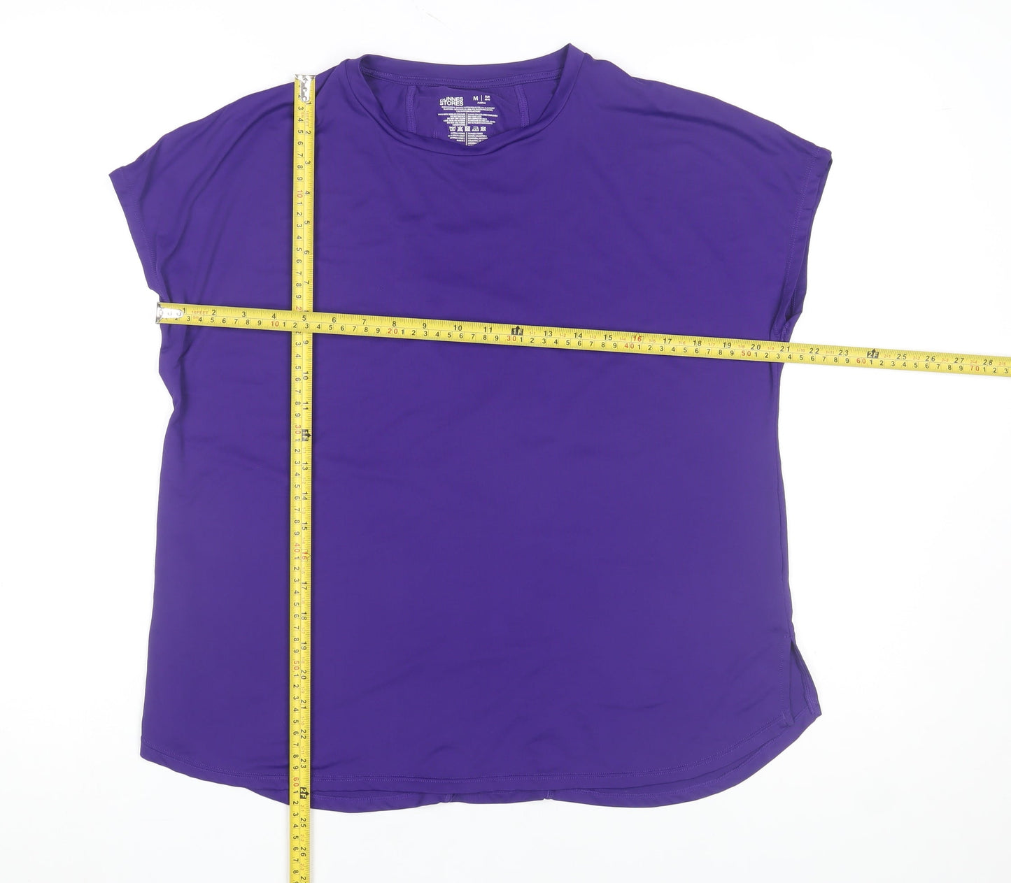 Womens UK Size M Dunnes Stores Purple Gym & Training Running & Jogging Yoga T-Sh