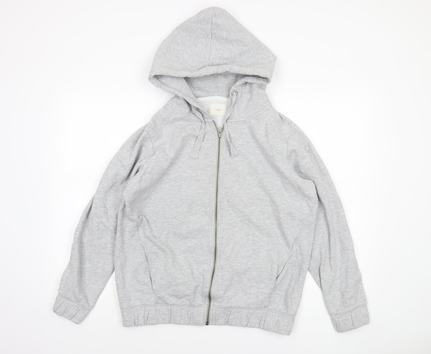 Womens UK Size 14 NEXT Grey Full Zip Hoodie