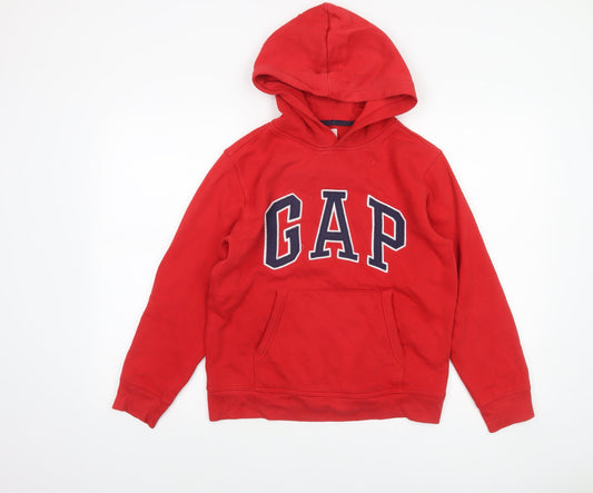 Boys UK Size 12-13 Years Gap Red Pullover Hoodie