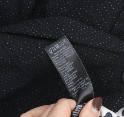 Marks and Spencer Womens Black Size 10 Classic Tailored Blazer