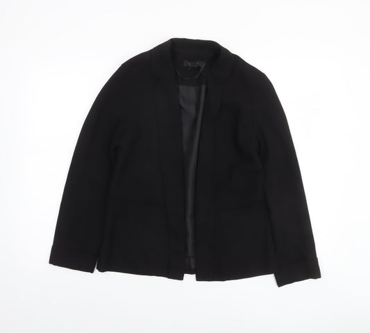 Atmosphere Women's Black Size 10 Regular Fit Lined Tailored Blazer