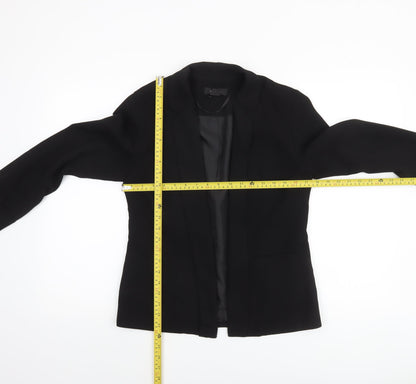Atmosphere Women's Black Size 10 Regular Fit Lined Tailored Blazer