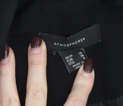 Atmosphere Women's Black Size 10 Regular Fit Lined Tailored Blazer