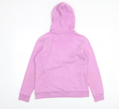 GAP Women Pink Pullover Hoodie Small Cotton Blend Casual