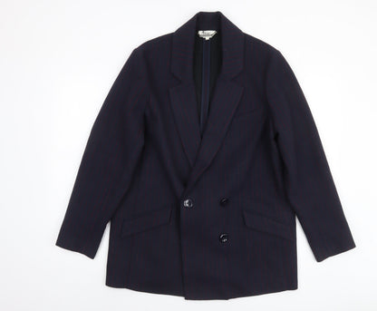 Womens UK Size 14 Nine by Savannah Miller Regular Blue Blazer