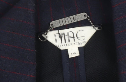 Womens UK Size 14 Nine by Savannah Miller Regular Blue Blazer