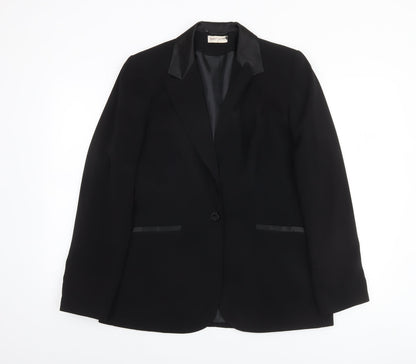 Bonmarché Women’s Black Size 12 Tuxedo Blazer Jacket