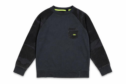 O'Neill Boys Black Cotton Crew Neck Pullover Sweatshirt Size 12 Years