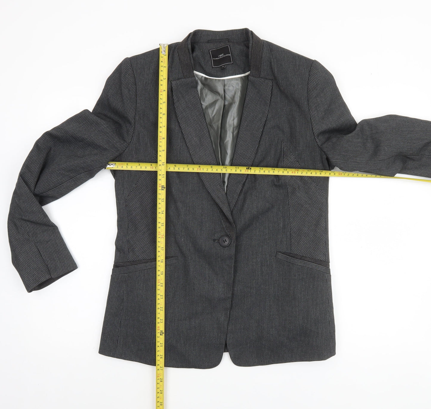Womens UK Size 14 NEXT Regular Grey Blazer