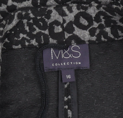 Womens UK Size 16 Marks and Spencer Regular Grey Suit Jacket