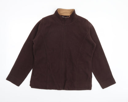 Womens UK Size M EWM Brown Basic Jacket
