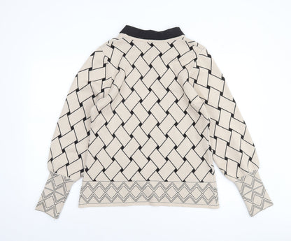 Womens UK Size S Anamor Beige Pullover Jumper