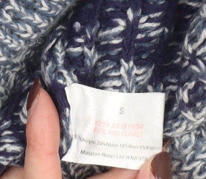 Womens UK Size S Falmer Heritage Blue Pullover Jumper