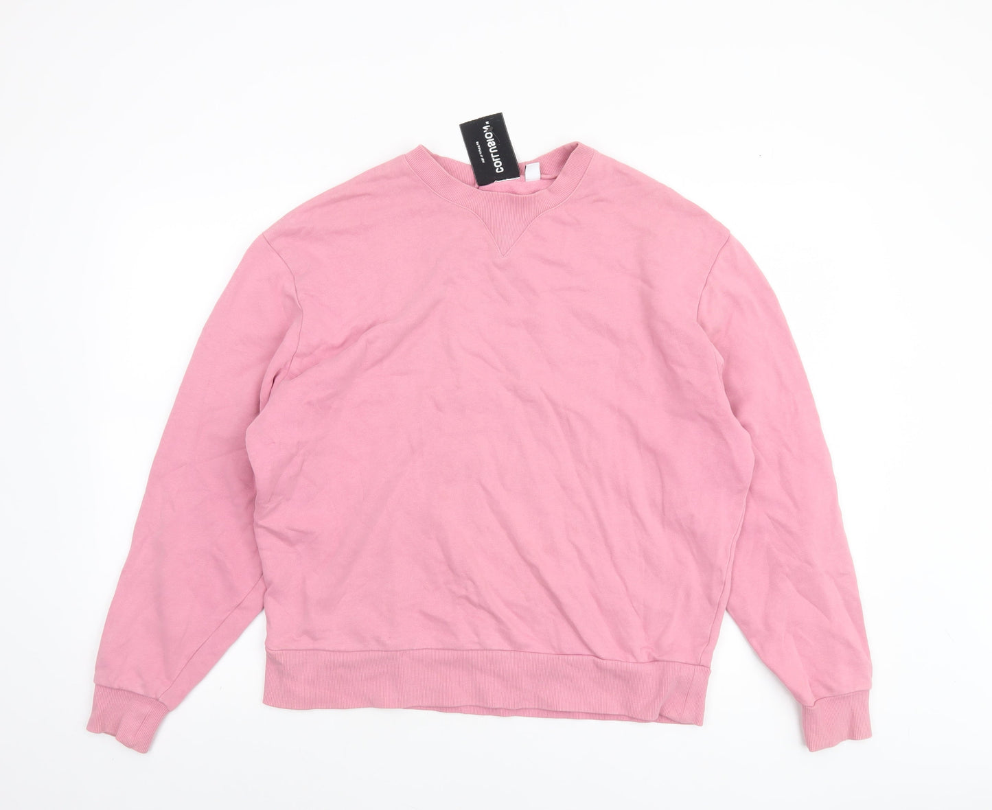 Womens UK Size S COLLUSION Pink Pullover Sweatshirt