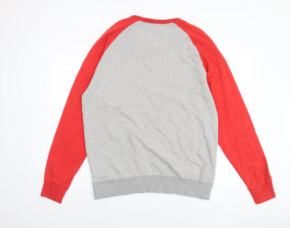 Mens UK Size L Four 3 by G-III Sports Grey Pullover Sweatshirt