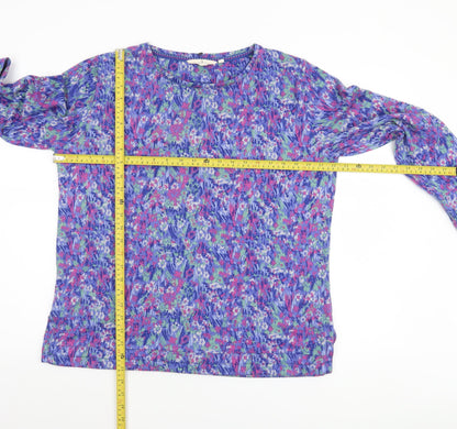 Country Rose Women's Multicoloured Floral Knit Pullover Jumper M