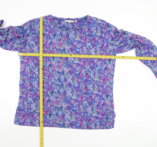 Country Rose Women's Multicoloured Floral Knit Pullover Jumper M