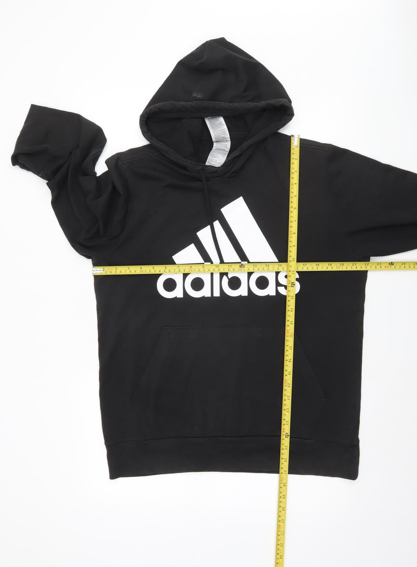 Adidas Men's Black Pullover Hoodie M Regular Fit Sportswear