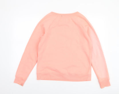 Superdry Women’s Pink Graphic Pullover Sweatshirt Size M