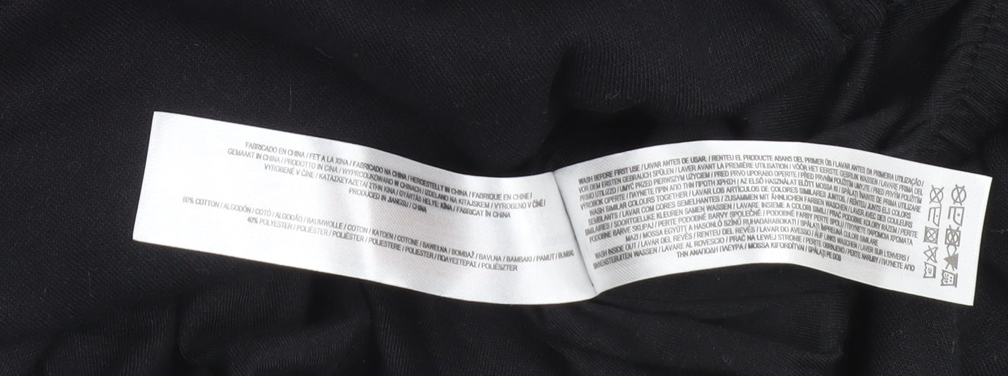 Girls UK Size 13-14 Years Primark Black Full Zip Hoodie