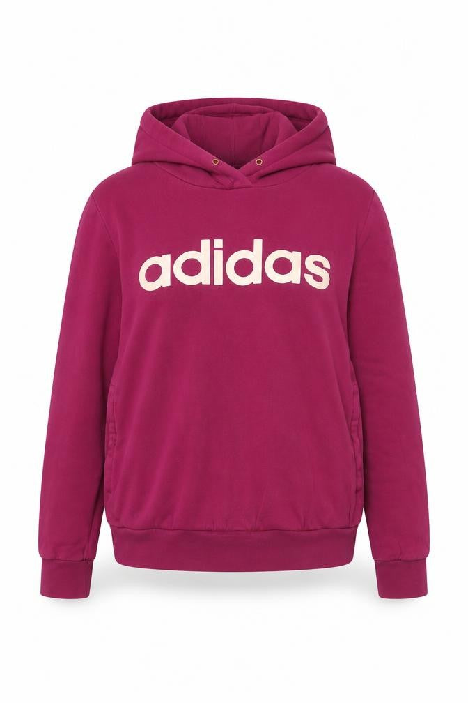Womens UK Size M adidas Purple Pullover Hoodie