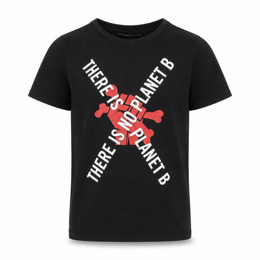 Boys UK Size 10 Years John Richmond Black Basic T-Shirt