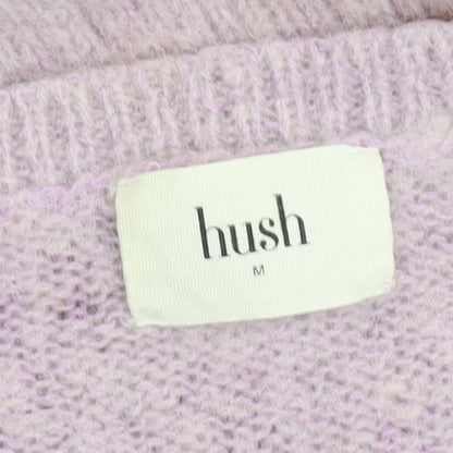 Hush Women Multicoloured M Striped Alpaca Blend Chunky Pullover Jumper