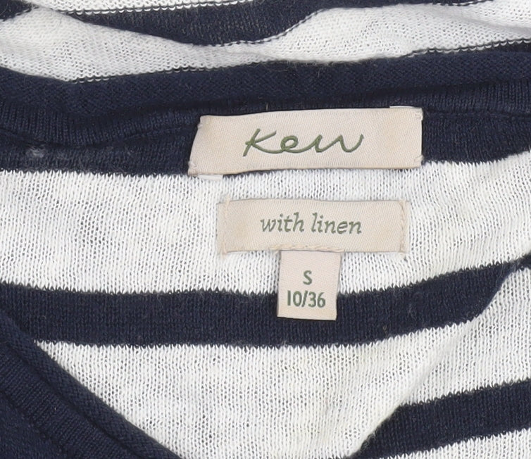 Womens UK Size S KEW Blue Pullover Jumper