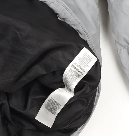 Primark Men's Grey Hooded Puffer Jacket Size Large Winter Coat