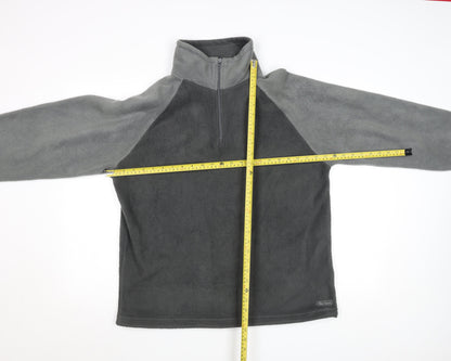 Peter Storm Men's Grey Fleece Half Zip Jacket Size M Regular Fit