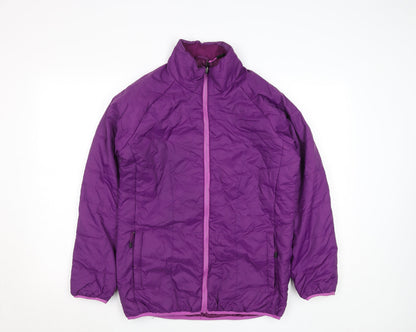 Mens UK Size M Crane Purple Puffer Jacket