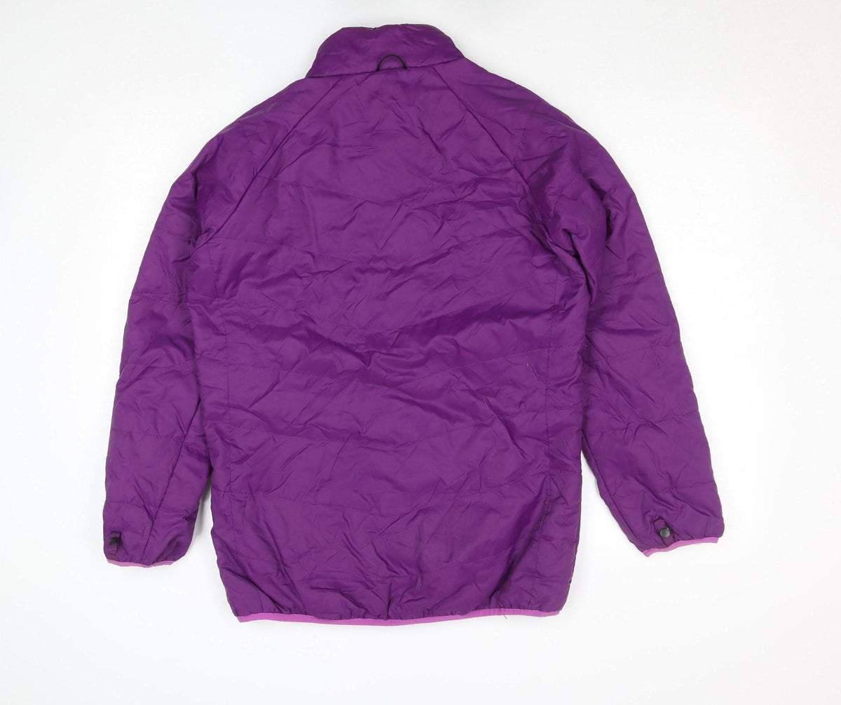 Mens UK Size M Crane Purple Puffer Jacket