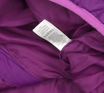 Mens UK Size M Crane Purple Puffer Jacket