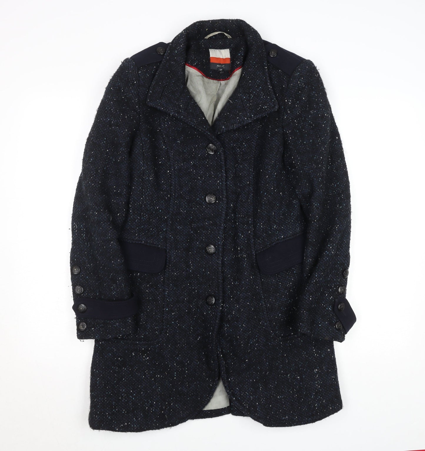 Womens UK Size 12 NEXT Blue Military Jacket