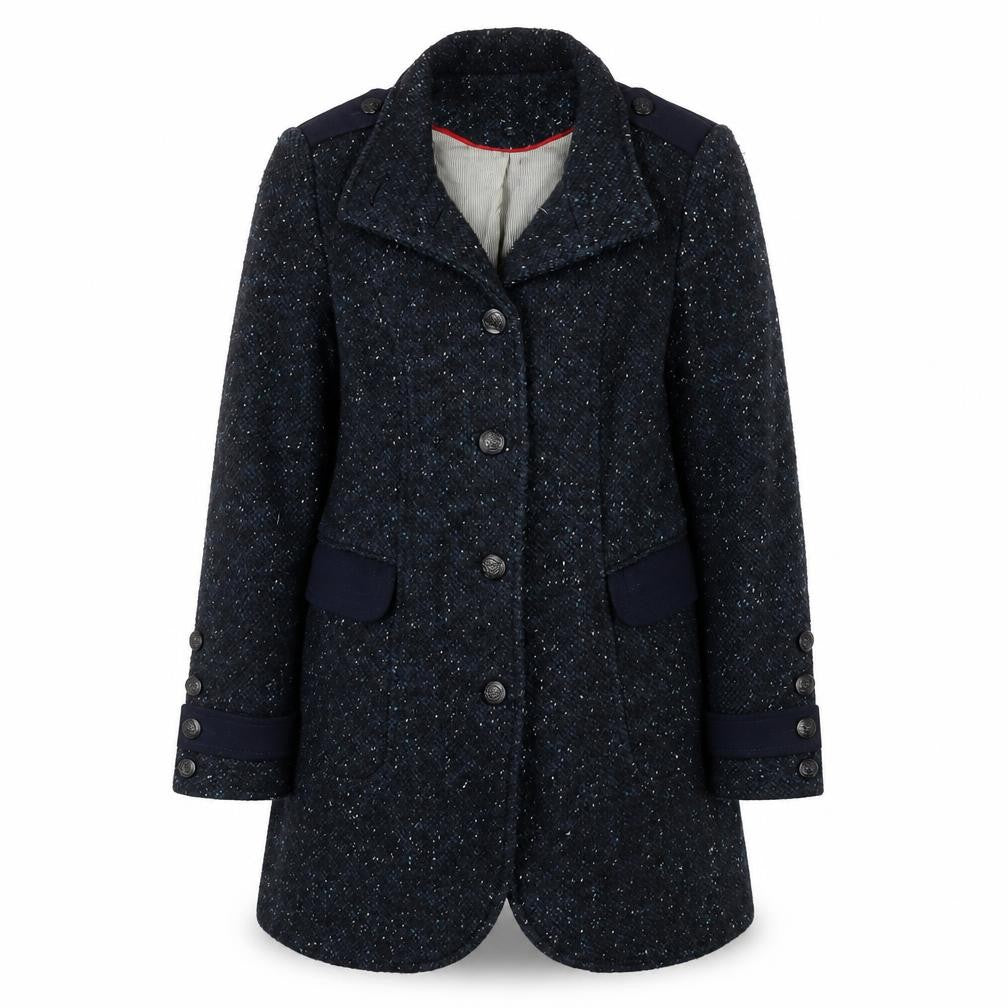 Womens UK Size 12 NEXT Blue Military Jacket