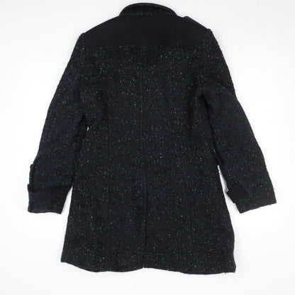 Womens UK Size 12 NEXT Blue Military Jacket