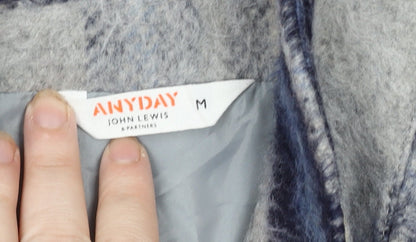 Womens UK Size M John Lewis & Partners Grey Overcoat