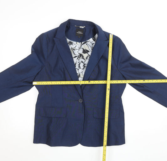 Next Tailoring Women's Blue Regular Fit Blazer Jacket Size 16
