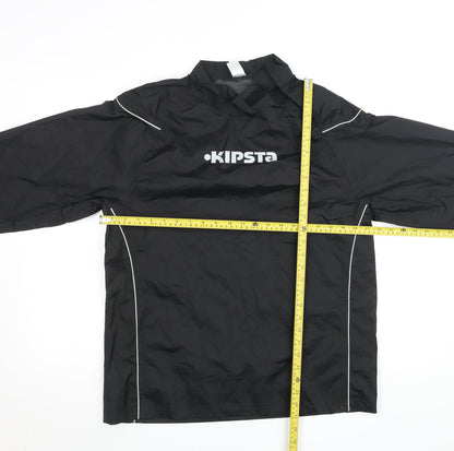 Mens UK Size M DECATHLON Black Windbreaker Coat