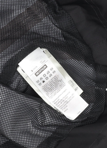 Mens UK Size M DECATHLON Black Windbreaker Coat