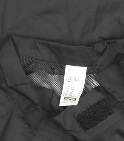 Mens UK Size M DECATHLON Black Windbreaker Coat