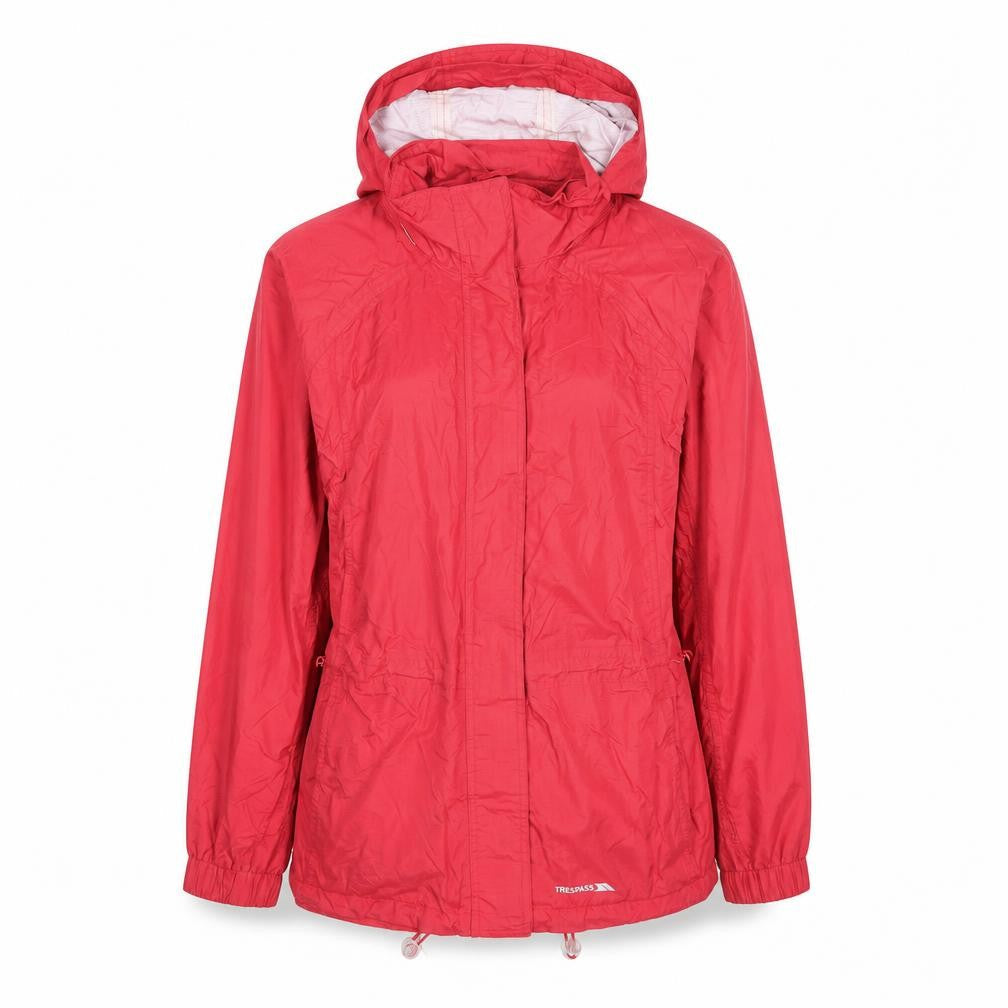 Womens UK Size 14 Trespass Red Rain Coat