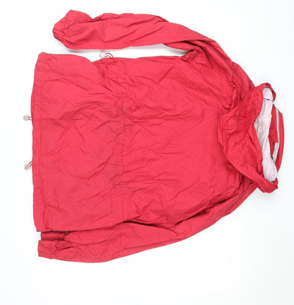 Womens UK Size 14 Trespass Red Rain Coat