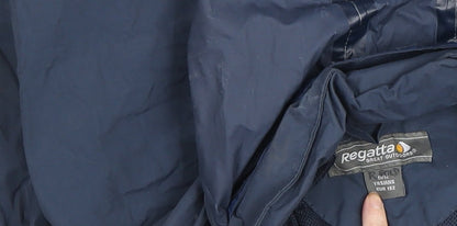 Boys UK Size 152 (Age 12) Regatta Blue Rain Coat