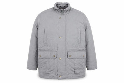 Dannimac Men Grey Polyester Parka Jacket Size 42 Regular