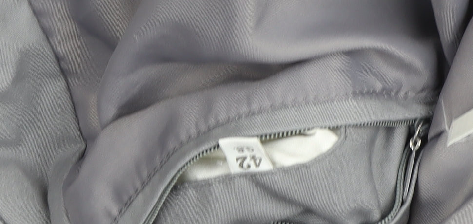 Dannimac Men Grey Polyester Parka Jacket Size 42 Regular